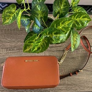 Rust colored MK crossbody